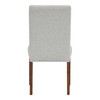 HomePop Button Tufted Fabric Dining Chairs - Slate Gray Woven