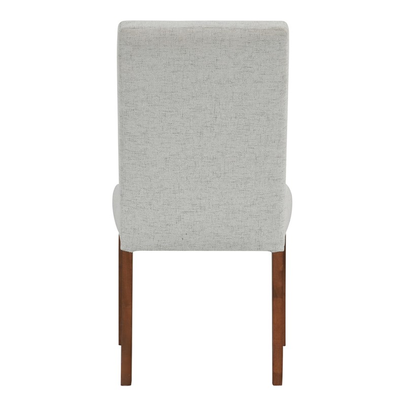 HomePop Button Tufted Fabric Dining Chairs - Slate Gray Woven
