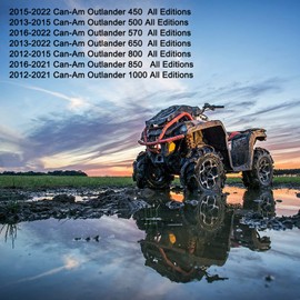 Brake Pads for Can-Am Outlander 450 500 570 650 800R 850 1000 EFI XT XT-P XMR DPS Max XT/XT-P/XMR/DPS,3 Sets Front&Rear Sintered Copper Brake Pads 705601014/15