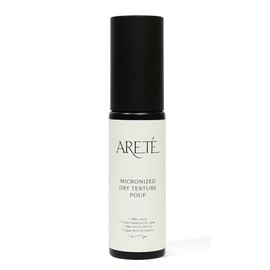 ARETÉ Micronized Dry Texture Pouf, Dry Shampoo for Women Texture Spray Powder, Volumizer, Refresher, and Scalp Treatment with Organic Witch Hazel, Blue Eucalyptus, White Sage, Made in USA, 1oz