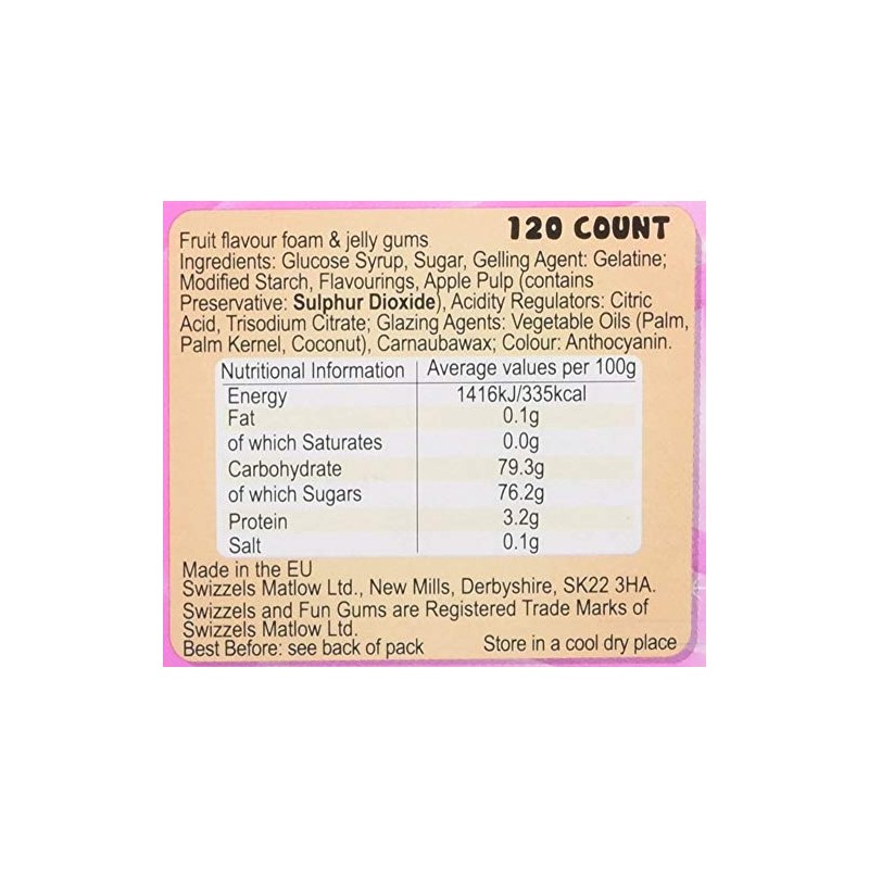 Swizzels Pig's Mugs Fun Gums - 120 Pack