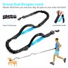 Uppetly Hands Free Dog Running Leash with Zipper Pouch, Dual