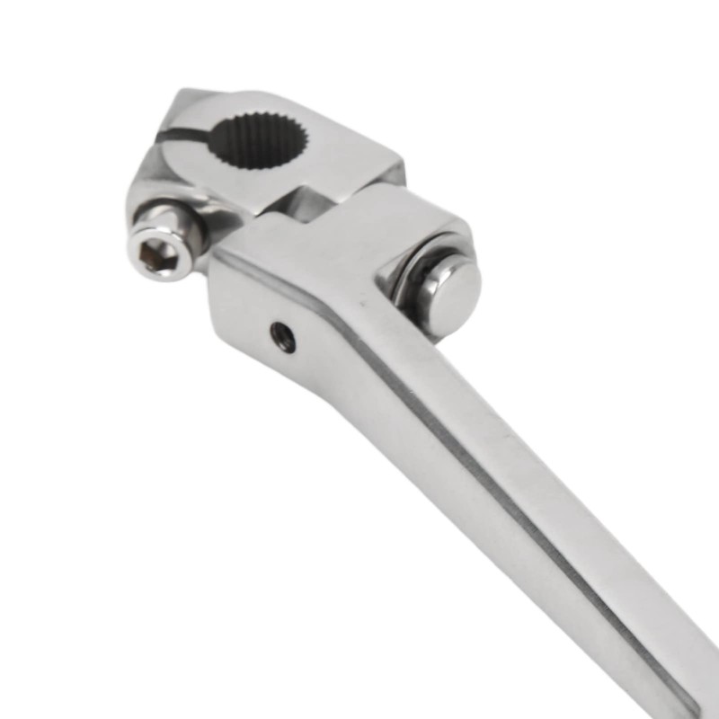 Shanrya Kickstarter Folding Lever, Kickstarter Lever Pedal Non-Slip Rotatable for