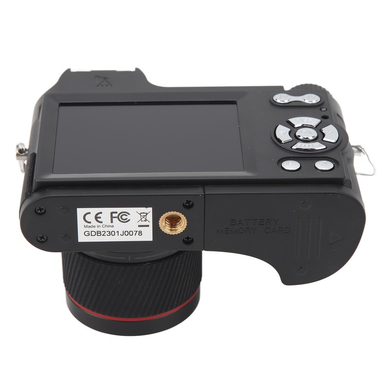 4K Digital Camera 48MP Manual Focusing Retro Anti Slip Pattern