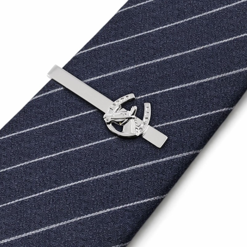 Horseshoe Horseshoe Lucky Charm Tie Pin Tie Bar Tie Clip