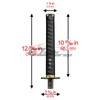 Samurai Sword Black Shift Knob Shifter Alloy Katana with Adapters