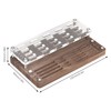 USB Organizer,40-Slots Wooden USB Flash Drive Case | TF Cards