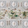 MAONAME 12" Silver Charger Plates Set of 6, Mirror Charger
