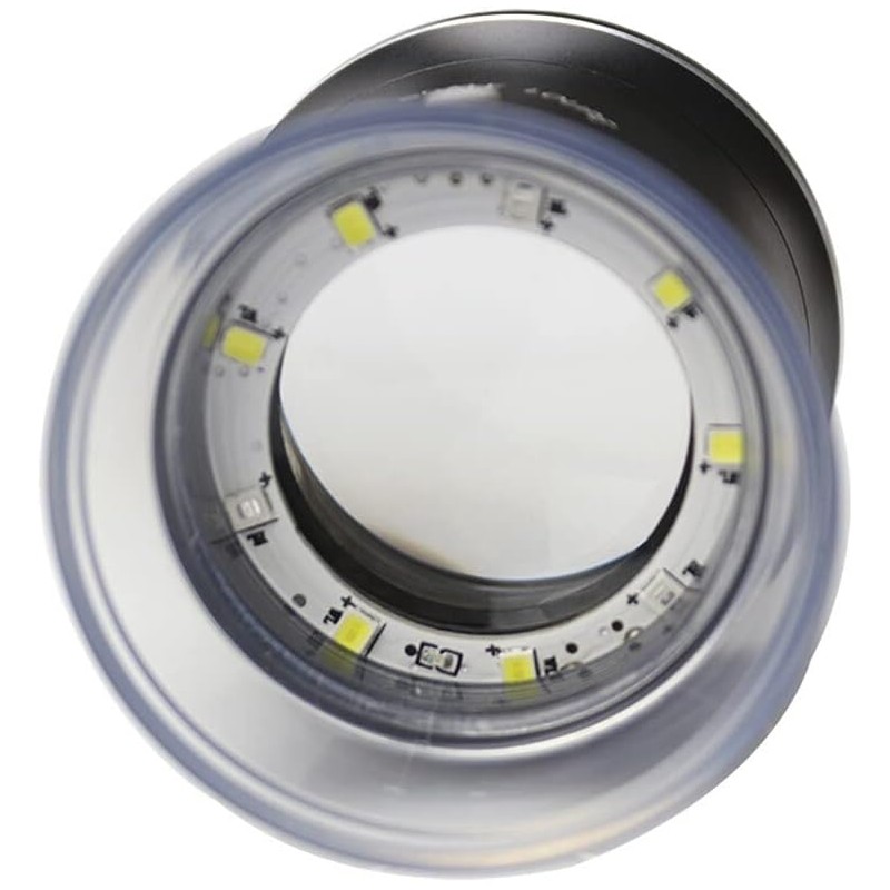 Lupa de Escala LED 30X con 6 Luces Blancas y
