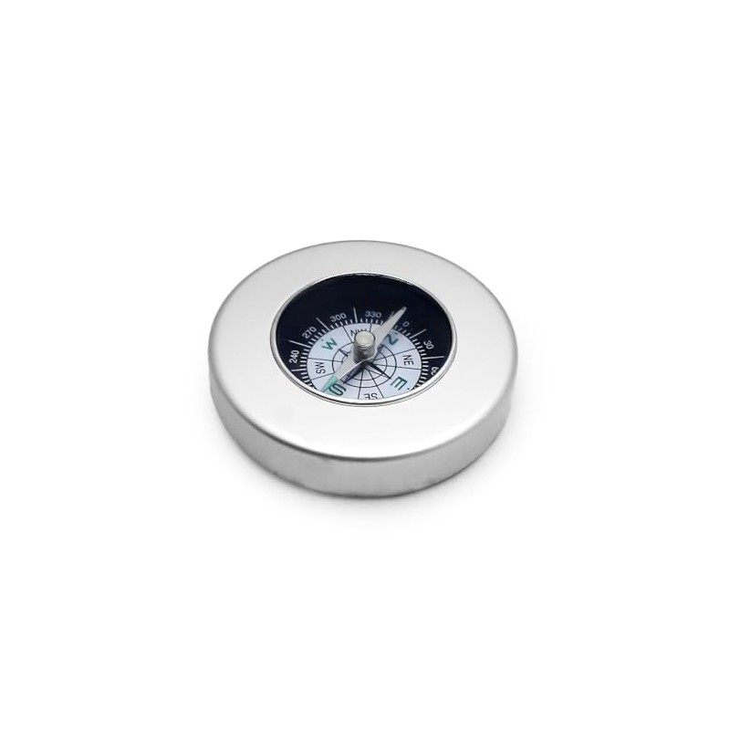 Wanderkompass, 55 mm, mit Metallbox, professionell, kompakt und robust, ideal