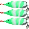 3Pcs Sequin Conversion Soft Artificial Simulation Snakehead Lure Bait Fishing
