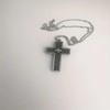 QinZiEn Squ/ids Necklace Game,Cross Pendant Ne-cklace,Cr-oss Necklace,Character Ten Shaped Pendant