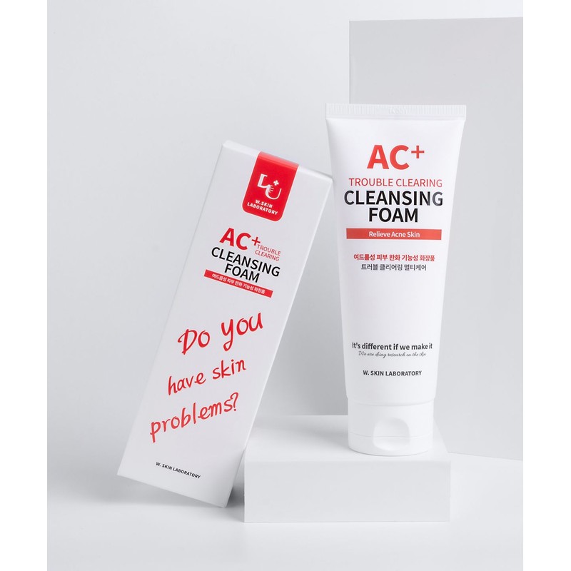 W Skin Research AC+ Trouble Clearing Functional Cleansing Foam