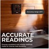 Premium Aluminum Sauna Thermometer - 100% Anodized Aluminum, Large Numbers,