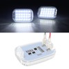 2PC Van Cargo Room LED Lights Pigtail Connector Wires Harness