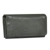 Bear Design Cow Lavato Dames Wallet CL9918 Green, L. Olijf
