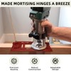 Door Jamb Hinge Jig Compatible with 8 Sizes from 2-1/2"