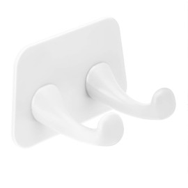 VIGAR Multi-Purpose Double Hook Compact Light Grey, 11.6 x 7.5 x 7.5 cm