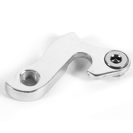 KooingTech Bike Rear Derailleur Hanger, Aluminum Alloy Rear Gear Mech, Bike Rear Tail Hanger Derailleur Hanger Transmission Tail Hook Drop Out Adapter with Screws for Most Bikes (7)