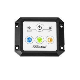 XKGLOW XK-Chrome-DM-KIT Dash Surface Mount XKCHROME Controller