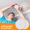 WunoShop 1 Pcs Ceiling Cover Plate, 5 inch Round Outlet