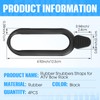 Pushglossy 4 Pcs Rubber Snubbers Straps for ATV Gun &
