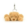 Jellycat Smudge Bear Bag Charm, 3 inches | Teddy Bear
