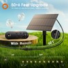 addlon 56FT(50+6) Solar String Lights Outdoor with Remote, 27 Shatterproof