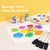 200 Pcs Foam Brush, 1” Foam Paint Brushes, Bulk Sponge