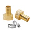 Hooshing 2PCS 5/8" Barb x 3/4" Female GHT Brass Water