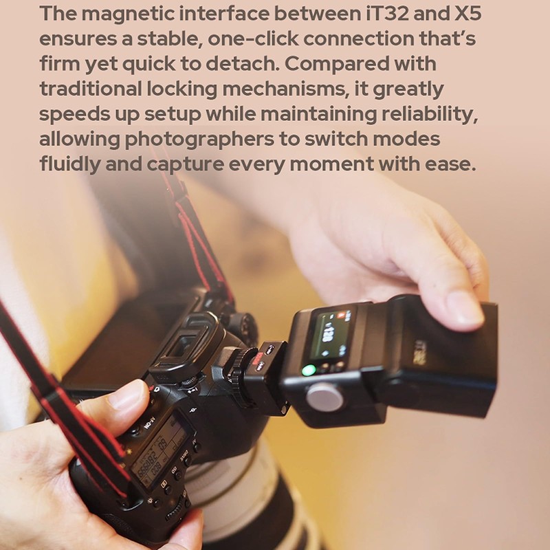 Godox IT32 TTL Flash+X5S for Sony Cameras, Tochscreen Speedlight, 2.4G