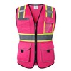 HoliSecure Safety Vest for women, Hi vis Reflective Lady Work