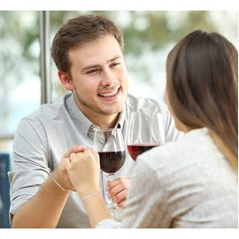 Suyi Boy & Girl Morse Code Bracelet for Him Sterling Silver Beads Bracelet for Boyfriend Girlfriend Sister Brother Brother Daughter Son, Sterling Silver