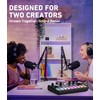 Podcast Equipment Bundle for 2, Audio Interface with Studio Condenser