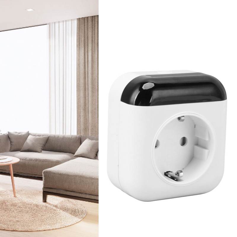 Smart Plug in Thermostat 2.4GHz WiFi Remote Control White Wireless