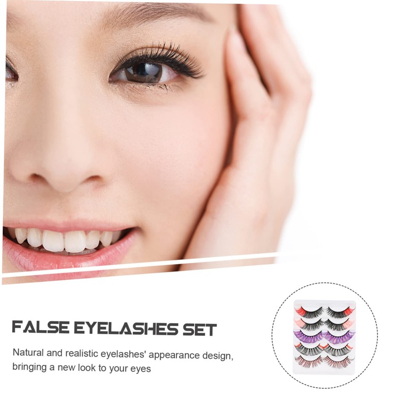 OHPHCALL Individual False Eyelashes for Natural Look Curve Synthetic Lashes