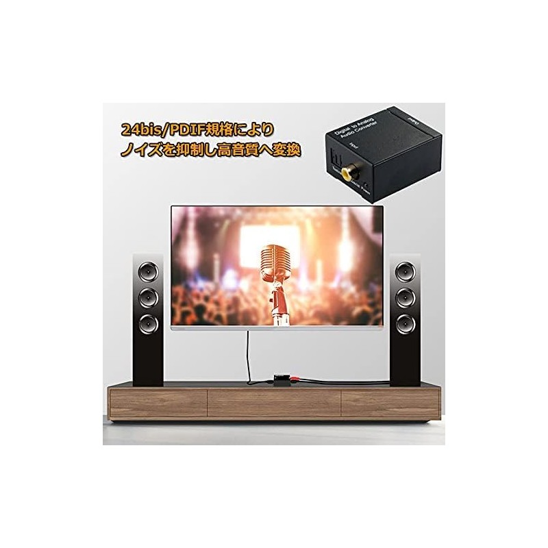Parishop Digital to Analog Audio Converter Digital to Analog Audio
