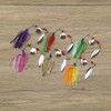 SG Store 6pcs Fishing Spinner Baits Lures Buzz Prop Spinner