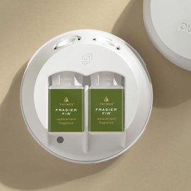 Thymes Frasier Fir Pura 4 Smart Fragrance Diffuser Kit - Includes 1 Pura V4 Aromatherapy Diffuser + 2 Pura Fragrance Refill Vials - Fragrance Diffusers for Home