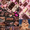 Palksky Chocolate Bar Mold Deep, 3Pcs Square Thick Chocolate Bar