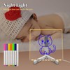 ASEAZ DIY Erasable Transparent Board LED Night Light 8.27 *