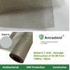Amradield Nickel Copper Electromagnetic Shielding Window Fabric Transparent Clear Mesh