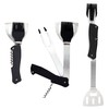 Iconikal 4-in-1 Folding Swiss Camping Grilling Tool, Turner, Brush, Fork,