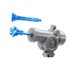 Imaginext Replacement Parts City Firehouse Playset GXT87 - Gray Water Launcher and Two Blue Water Projectiles