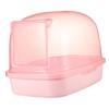 WOONEKY Chinchilla Sand Bath House for Pets Plastic Hamster Bathtub