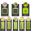 12-in-1 Multi-Functional Large Capacity Vegetable Chopper Onion Chopper, 6mm Dicing,