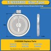 Upgraded 316555800 W10823692 9"/6" Dual Radiant Surface Element Compatible with