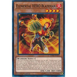 Yu-Gi-Oh! - Elemental Hero Blazeman - LEHD-ENA16 - Common - 1st Edition - Legendary Hero Decks - Destiny Hero Deck