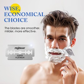 Razor Blades Compatible with Merkur,Razor Blades Compatible with Zomchi, Replacement Blades Compatible with Viking Blades,30x Blades,Swedish Steel with Platinum Coated