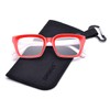 ZUVGEES Retro Style Oversized Blue Light Blocking Large Glasses Frame